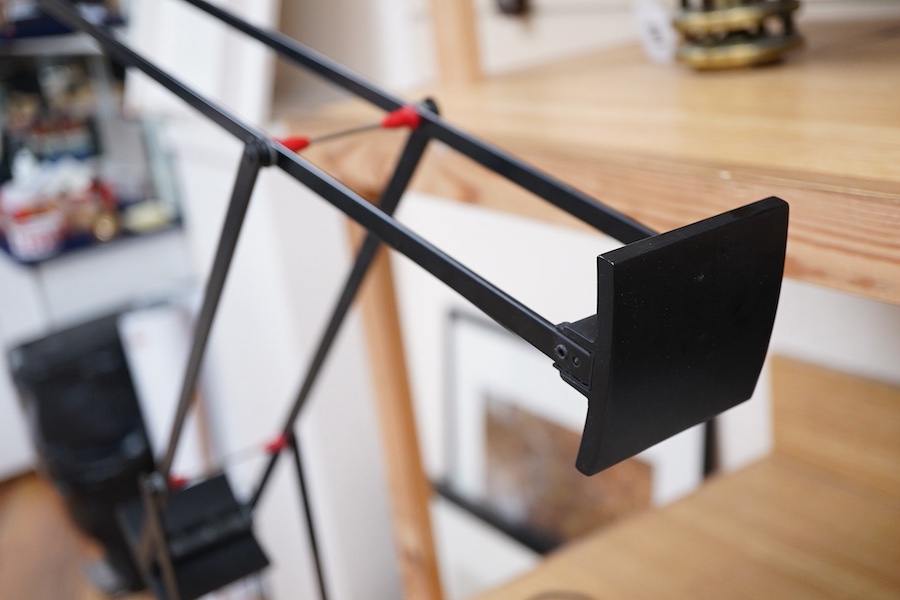 An early 1980s Artemide adjustable desk lamp